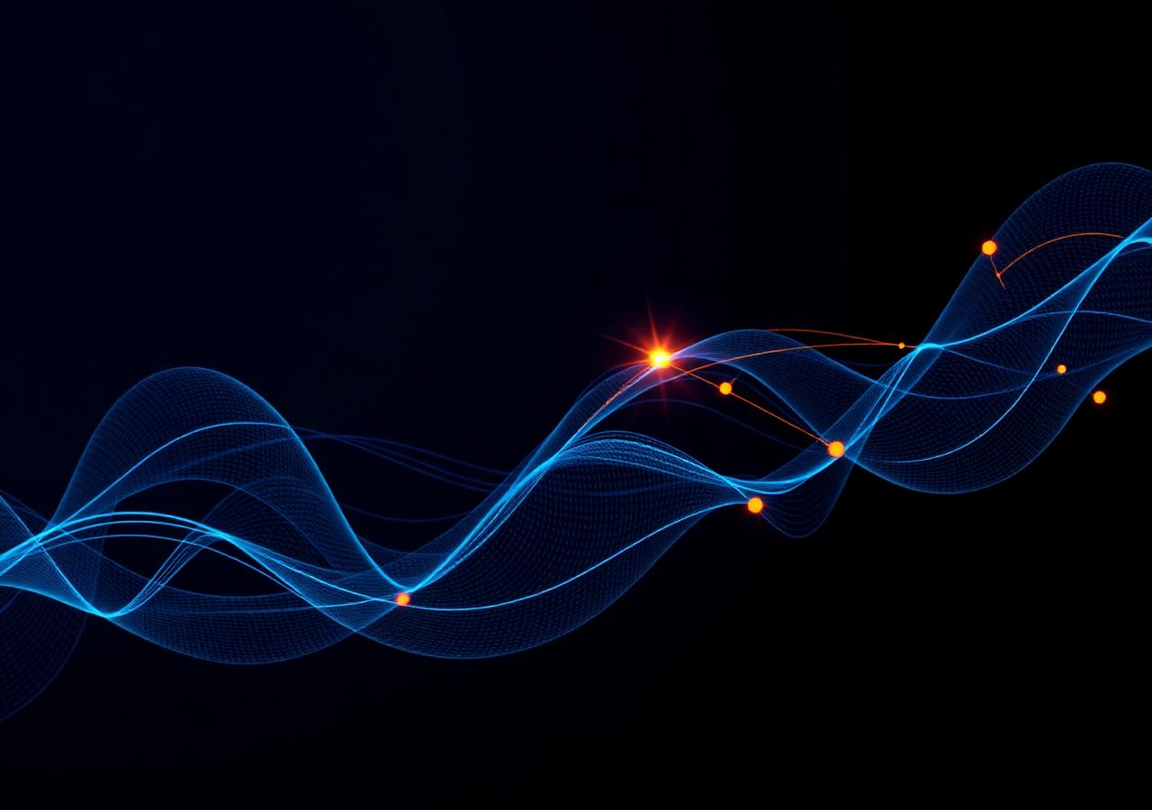 Abstract conversation intelligence visualization with routing nodes